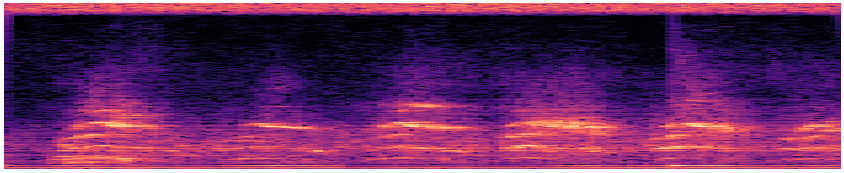 Input SNR: -10 dB to 0 dB crying uss spectrogram